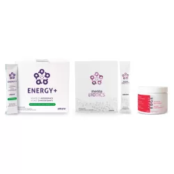 Amare Happy Juice Energy+ Bundle – MentaBiotics®, EDGE & Energy+ Pomegranate Lime