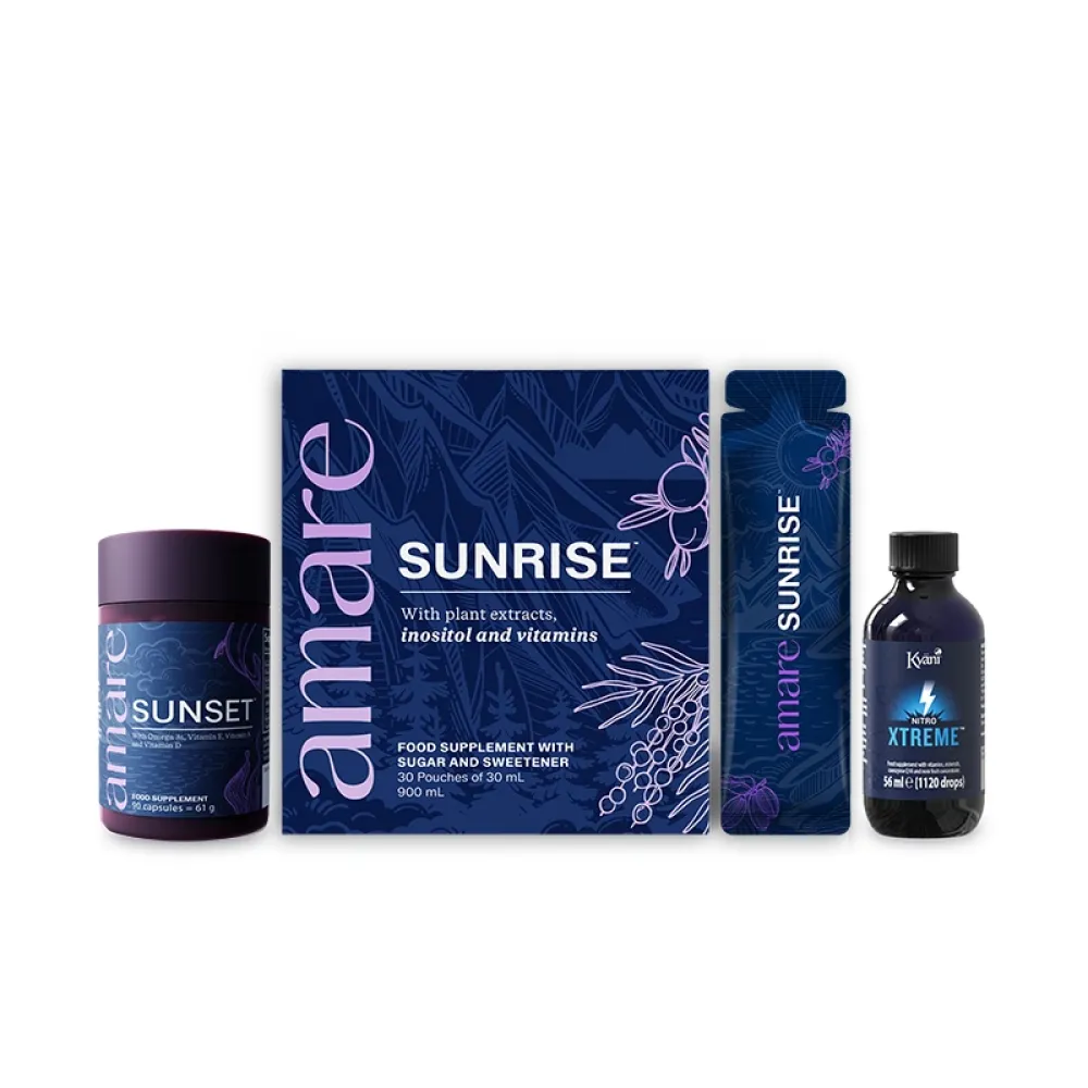 Amare Xtreme Triangle of Wellness – Sunrise, Sunset & Nitro