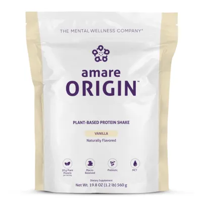 Amare Origin™ Vanilla – Vegan Protein Shake for Gut, Energy & Muscle Support