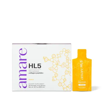 Amare HL5™ Peach – Liquid Collagen + CoQ10 for Joint, Skin & Energy Support