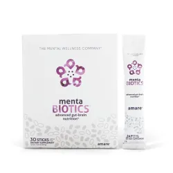 Amare MentaBiotics® (Sugar Free) – Gut-Brain Axis Stick Packs for Mental Wellness