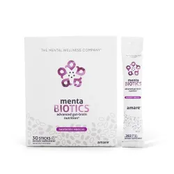 Amare MentaBiotics® Raspberry Hibiscus – Sugar-Free Gut-Brain Stick Packs