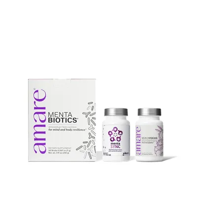 Amare FundaMentals Pack® Sugar Free – Classic Gut-Brain Axis Trio for Mood & Mind