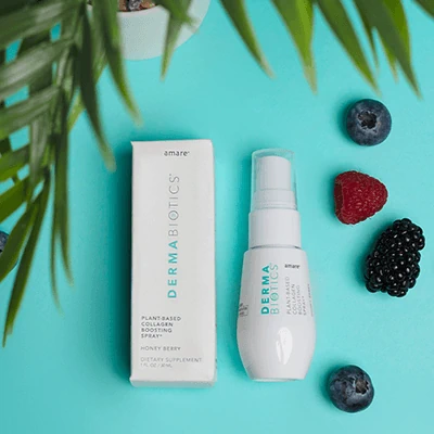 DermaBiotics™ Plant-Based Collagen Boosting Spray – Natural Gut-Skin Axis Radiance Support